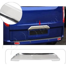 Servet Dizayn Oto Ford Custom Uyumlu 2012-2023 Krom Bagaj Çıtası Çift Kapı Paslanmaz Çelik