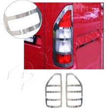 Servet Dizayn Oto Mercedes Sprinter W901 Uyumlu 1998-2006 Krom Stop Çerçevesi 2 Parça Paslanmaz Çelik