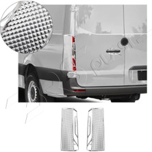 Servet Dizayn Oto Mercedes Sprinter W907 Uyumlu 2018 ve Üzeri Stop Çerçevesi 2 Parça Abs Krom Kaplama