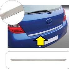 Servet Dizayn Oto Hyundai I20 Uyumlu 2008-2012 Krom Bagaj Alt Çıtası Paslanmaz Çelik