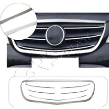 Servet Dizayn Oto Mercedes Vito W447 Uyumlu Krom Ön Panjur Çerçevesi ve Ön Panjur 7 Parça Paslanmaz Çelik