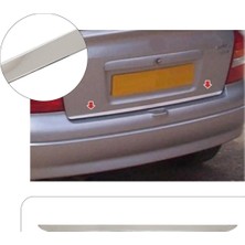 Servet Dizayn Oto Opel Astra G Uyumlu 1998-2009 Krom Bagaj Alt Çıtası Paslanmaz Çelik