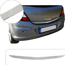 Servet Dizayn Oto Opel Corsa E Uyumlu 2015-2019 Krom Bagaj Alt Çıtası Paslanmaz Çelik