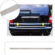 Servet Dizayn Oto Mercedes ml W163 Uyumlu 1998-2005 Krom Bagaj Alt Çıtası Paslanmaz Çelik