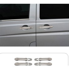 Servet Dizayn Oto Mercedes Vito W447 Uyumlu 2014 ve Üzeri Krom Kapı Kolu 4 Kapı Çift Delikli Paslanmaz Çelik