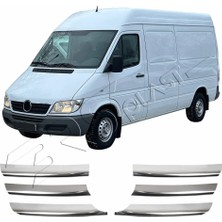 Servet Dizayn Oto Mercedes Sprinter W903 2003-2006 Krom Ön Panjur 6 Parça Paslanmaz Çelik
