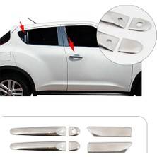 Servet Dizayn Oto Nissan Juke Uyumlu 2010-2019 Krom Kapı Kolu 4 Kapı 2 Kapı Sensörlü Paslanmaz Çelik