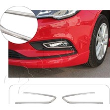 Servet Dizayn Oto Opel Astra K Uyumlu 2015-2021 Krom Sis Çerçevesi 2 Parça Paslanmaz Çelik