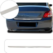 Servet Dizayn Oto Peugeot 301 Uyumlu 2012-2021 Krom Bagaj Alt Çıtası Paslanmaz Çelik