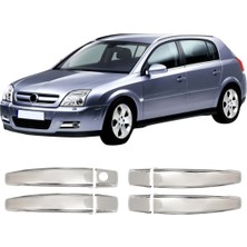 Servet Dizayn Oto Opel Signum Uyumlu 2003-2008 Krom Kapı Kolu 4 Kapı Paslanmaz Çelik