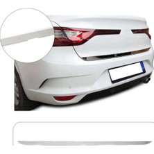 Servet Dizayn Oto Renault Megane 4 Sedan Uyumlu 2016-2020 Krom Bagaj Alt Çıtası Paslanmaz Çelik