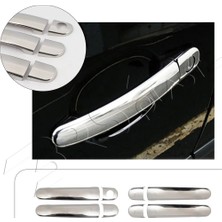 Servet Dizayn Oto Seat Toledo Uyumlu 2012-2018 Krom Kapı Kolu 4 Kapı Paslanmaz Çelik