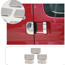 Servet Dizayn Oto Peugeot Partner Uyumlu 1996-2008 Krom Kapı Kolu 5 Kapı Paslanmaz Çelik