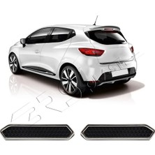 Servet Dizayn Oto Renault Clio 4 Uyumlu Krom Egzoz Çıkış Kromu 2 Parça Paslanmaz Çelik