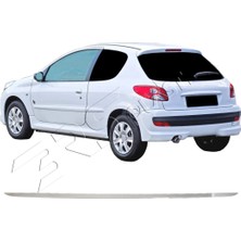 Servet Dizayn Oto Peugeot 206 Plus Uyumlu 1998-2005 Krom Bagaj Alt Çıtası Paslanmaz Çelik