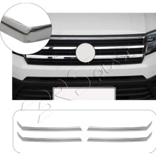 Servet Dizayn Oto Volkswagen Crafter Uyumlu 2018 ve Üzeri Krom Ön Panjur 4 Parça Paslanmaz Çelik