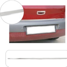 Servet Dizayn Oto Renault Megane 2 Sedan Uyumlu 2002-2010 Krom Bagaj Alt Çıtası Paslanmaz Çelik