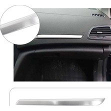 Servet Dizayn Oto Renault Megane Uyumlu 2016-2020 Krom Ön Konsol Çıtası Paslanmaz Çelik