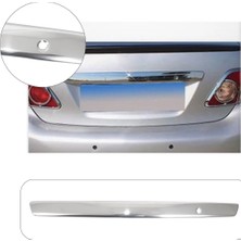 Servet Dizayn Oto Toyota Corolla Uyumlu 2007-2010 Krom Bagaj Çıtası Paslanmaz Çelik
