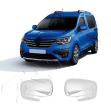 Servet Dizayn Oto Renault Kangoo Uyumlu 2021 ve Üzeri Ayna Kapağı 2 Parça Abs Krom Kaplama