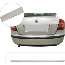 Servet Dizayn Oto Skoda Octavia A5 Uyumlu 2004-2013 Krom Bagaj Alt Çıtası Paslanmaz Çelik