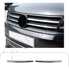 Servet Dizayn Oto Volkswagen Caddy Uyumlu 2015-2019 Krom Ön Panjur 2 Parça Paslanmaz Çelik