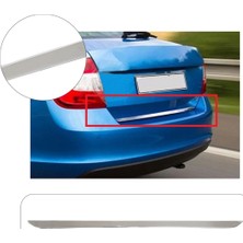 Servet Dizayn Oto Skoda Rapid Uyumlu 2012-2019 Krom Bagaj Alt Çıtası Paslanmaz Çelik