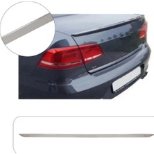 Servet Dizayn Oto Volkswagen Passat B7 Uyumlu 2010-2015 Krom Bagaj Alt Çıtası Paslanmaz Çelik