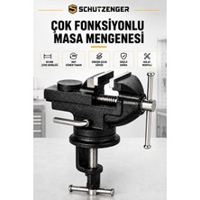 SCHUTZENGER 360 Döner Masa Tazgah Mengenesi 50MM Döküm Çelik Kol Çok Fonksiyonlu PRO50