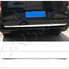 Servet Dizayn Oto Mercedes W447 Uyumlu 2014-2020 Krom Bagaj Alt Çıtası Paslanmaz Çelik