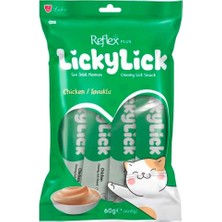 Reflex Plus Lickylick Tavuklu Kedi Sıvı Ödül Maması 4X15 gr