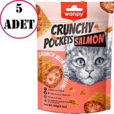 Wanpy Crunch Kedi Ödülü Somonlu Havyar 60 gr 5 Ad