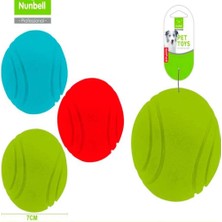 Nunbell Nunbel Kedi Köpek Oyuncağı Sert Plastik Top 7 cm 1 Ad