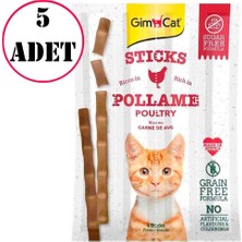 Gimpet Kediler Için Tavuklu Ödül Çubukları 4 Parça 20 gr 5 Ad