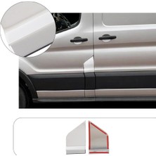 Servet Dizayn Oto Ford Transit Uyumlu 2019 ve Üzeri Krom Depo Kapağı Paslanmaz Çelik