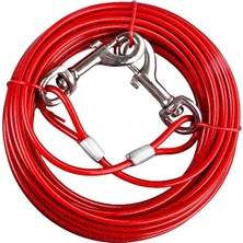 Orijin Pet Köpekler Için Bahçe Bağlama Halatı Çelik 5 mm 10 M