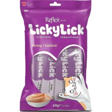 Reflex Plus Lickylick Karidesli Sıvı Kedi Ödül Maması 4X15 gr