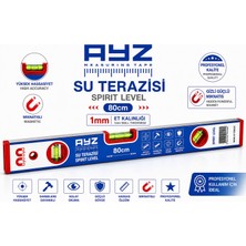 Ayz 80CM Mıknatıslı Aluminyum Su Terazisi