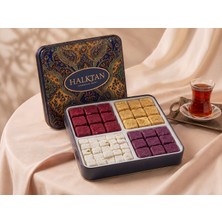 Halktan Premium Baklavalı Sütlü Fıstıklı Lokum Kutusu 800 Gr.