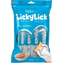 Reflex Plus Lickylick Ton Balıklı Kedi Sıvı Ödül Maması 4X15 gr