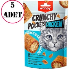 Wanpy Crunch Kedi Ödülü Tavuklu 60 gr 5 Ad