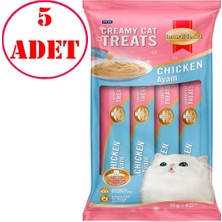 Smart Heart Kedi Ödülü Tavuklu Krema 4X15 gr 5 Ad