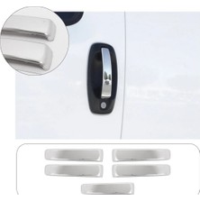 Servet Dizayn Oto Peugeot Bipper Uyumlu 2008 ve Üzeri Krom Kapı Kolu 5 Kapı Paslanmaz Çelik