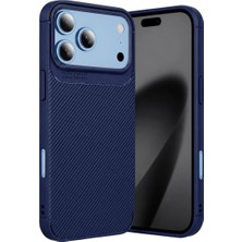 Eco Port Fa Aksesuar Newface Apple Iphone 18 Pro Max Auto Focus Karbon Kapak - Lacivert