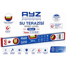 Ayz 50CM Mıknatıslı Aluminyum Su Terazisi