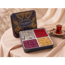 Halktan Premium Baklavalı Fıstıklı Lokum Kutusu 800 Gr.