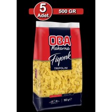 Oba Fiyonk Makarna 500 G X 5 Adet | Ev Tipi Çoklu Paket