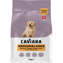 Caviara Tavuklu Orta & Büyük Irk Yavru Köpek Maması 2 kg