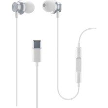 Cellularline Sparrow Type-C Silikonlu Kablolu Kulak Içi Kulaklık - Beyaz
