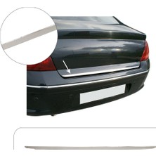 Servet Dizayn Oto Peugeot 407 Uyumlu 2004-2010 Krom Bagaj Alt Çıtası Paslanmaz Çelik